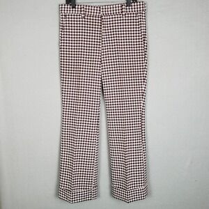 Vintage Farah Salesman Pants Purple Cream Gingham Checkered Men's Size 34x30